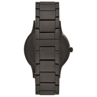 Emporio Armani阿玛尼男士三针石英手表黑色不锈钢表带43mm AR11259 Black ONE SIZE