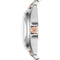 Emporio Armani阿玛尼男士不锈钢石英腕表银色玫瑰金表带40mm AR11256 Two Tone ONE SIZE