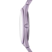 Michael Kors 女士Runway系列防水石英清新丁香紫色铝手链手表42mm Purple ONE SIZE