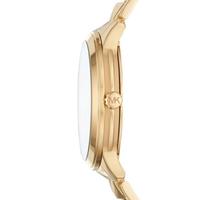 Michael Kors 女士防水石英时尚简约金色不锈钢手链手表44mm MK6714 Gold ONE SIZE