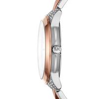 Michael Kors 女士防水石英密镶表盘双色不锈钢手链手表38mm MK671 Two-Tone/Pave 38mm