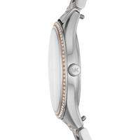 Michael Kors 女士Lauryn系列防水石英不锈钢手表33mm 手链手表套装MK4366 Two Tone ONE SIZE