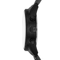 Michael Kors 女士Ritz系列防水三针石英黑色不锈钢手链手表37mm MK6725 Black ONE SIZE