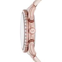 Michael Kors 女士Layton系列防水三针石英玫瑰金不锈钢手链手表42mm MK6791 Two Tone ONE SIZE