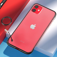 KOOLIFE iphone 11手机壳 苹果11保护套 6.1英寸无边框保护套男女时尚外壳-黑色