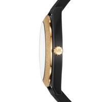 Michael Kors 女士Channing系列防水石英黑色硅胶表带手表40mm MK6703 Black ONE SIZE