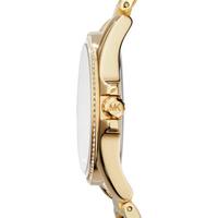 Michael Kors 女士防水石英罗马数字表盘金色不锈钢手链手表39mm Gold ONE SIZE