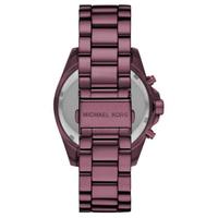 Michael Kors 女士防水三针石英薰衣草紫色不锈钢手链手表43mm MK6721 Lavender ONE SIZE