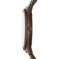 Michael Kors 女士Slim Runway系列防水三针石英铝手链手表42mm Gun ONE SIZE
