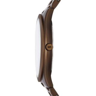 Michael Kors 女士Slim Runway系列防水三针石英铝手链手表42mm Sapphire ONE SIZE