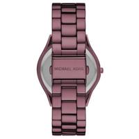 Michael Kors 女士防水石英简约设计紫色不锈钢手链手表42mm MK4415 Purple/Purple 42mm