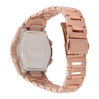 卡西欧(Casio)G-MS女士太阳能手表玫瑰金不锈钢表带自动日历世界时间38.4mm Rose Gold ONE SIZE