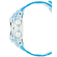 卡西欧(Casio)Baby G-Shock女士蓝色果冻运动手表防震计时防水43mm Blue ONE SIZE