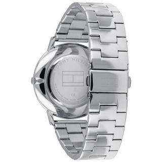 Tommy Hilfiger 汤米·希尔费格男士防水石英不锈钢手链手表40mm 1791581 Silver No Size