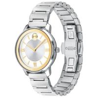 Movado 摩凡陀 女士手表 瑞士石英机芯 不锈钢链 30米防水腕表 32mm 3600592 Silver No Size