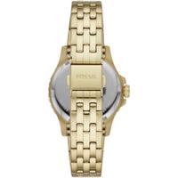 Fossil 化石女士手表 Blue Dive系列 100米防水石英机芯 不锈钢链腕表 36mm表盘 Gold ONE SIZE