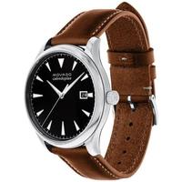 Movado摩凡陀男士手表Swiss瑞士石英Heritage棕色皮革表带腕表40mm 3650001 Brown ONE SIZE
