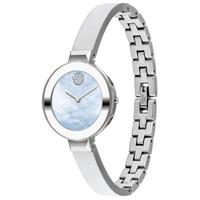Movado摩凡陀女士手表 瑞士石英机芯 极简主义不锈钢手镯腕表28mm Stainless Steel No Size
