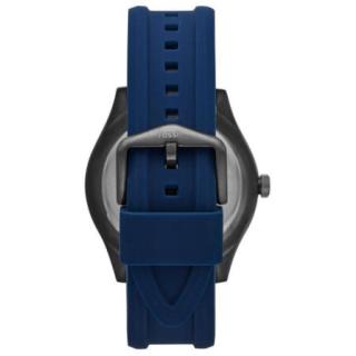 Fossil 化石 男士手表 石英机芯 Belmar系列 蓝色硅胶表带腕表 44mm表盘 Blue ONE SIZE