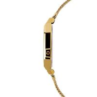 卡西欧(Casio)中性风格手表石英机芯超时尚方形数字金色不锈钢网状手链腕表35.5mm方形表盘 Gold ONE SIZE