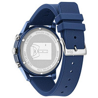 LACOSTE 法国鳄鱼男士手表计时功能12.12系列蓝色硅胶表带44mm 2010970 Blue ONE SIZE