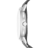 阿玛尼（ARMANI EXCHANGE）男士手表石英机芯Cayde尼龙表带腕表42mm 礼品套装 AX7111 Black One Size