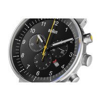 博朗(Braun)BN0095BKSLBKG男士手表休闲商务 皮带石机芯43mm 50米防水大气时尚