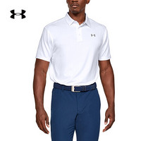 安德玛官方UA Playoff 2.0男子运动Polo衫Under Armour1327037 白色107 S