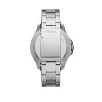 Fossil 化石 男士手表石英机芯绿色表盘防水不锈钢表带腕表星期日期显示 Silver One Size
