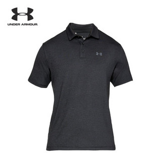 安德玛官方UA Playoff 2.0男子运动Polo衫Under Armour1327037 黑色001 S