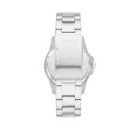Fossil 化石 男士手表石英机芯绿色表盘防水不锈钢表带休闲腕表 Silver One Size