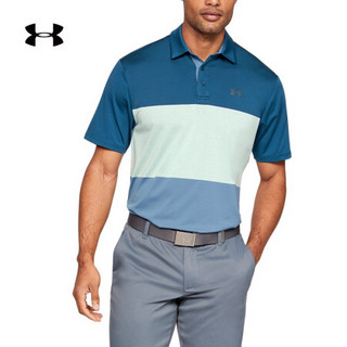 安德玛官方UA Playoff 2.0男子运动Polo衫Under Armour1327037 蓝色582 S