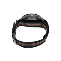 精工（Seiko）男士Recraft系列石英机芯太阳能手表拼色尼龙表带44mm多功能表盘防水100m Black One Size