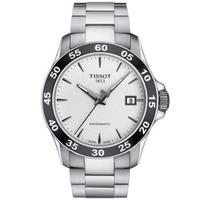 天梭(TISSOT)男士手表自动机械机芯不锈钢表带磨砂质感日期圆表盘42.5mm时尚腕表防水100m No Color ONE SIZE