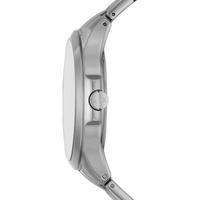 阿玛尼(ARMANI EXCHANGE)男士手表Hampton石英机芯不锈钢表链46mm防水50m Silver ONE SIZE
