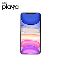 贝尔金(BELKIN)playa苹果手机钢化玻璃膜iPhone 11/XR防刮痕手游屏幕贴膜TEMPERED GLASS常规强度 两片