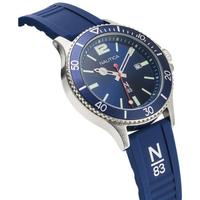 诺帝卡(NAUTICA)男士手表50米防水海军风硅胶表带腕表NAPABS907 夜光指针43mm Navy ONE SIZE