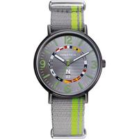 诺帝卡(NAUTICA)男士手表30米防水织物防滑表带腕表 夜光指针 NAPWGS903 Grey ONE SIZE
