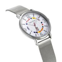 诺帝卡(NAUTICA)男士手表30米防水不锈钢表带腕表41mm NAPWGS905 夜光指针 Silver ONE SIZE