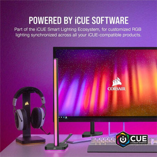 Corsair 海盗船 iCUE LT100 游戏照明塔  环境照明灯 耳机支架