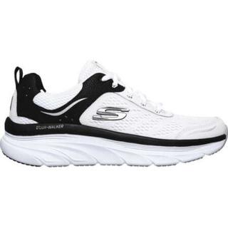 SKECHERS斯凯奇男士运动鞋低帮系带飞织网面休闲鞋厚底缓震耐磨轻质舒适跑鞋时尚旅游鞋885000 Black/Black 7/39.5码
