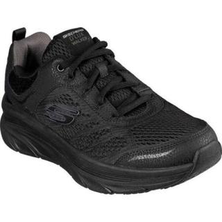 SKECHERS斯凯奇男士运动鞋低帮系带飞织网面休闲鞋厚底缓震耐磨轻质舒适跑鞋时尚旅游鞋885000 Black/Black 7/39.5码