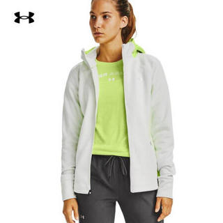 安德玛官方UA 女子运动夹克Under Armour1344445 白色112 M