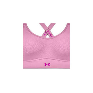 安德玛官方UA 女子运动内衣—中强度Under Armour1351990 粉红色680 M