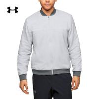 安德玛官方UA ColdGear男子飞行员夹克Under Armour1350940 灰色014 M