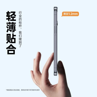 亿色（ESR）苹果12mini手机壳 iPhone12mini保护套透明全包防摔硅胶软壳超薄通用潮款百搭时尚零感-剔透白