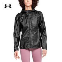 安德玛官方UA Impasse女子防护夹克Under Armour1350955 黑色001 XL