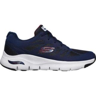SKECHERS斯凯奇男士运动鞋低帮系带飞织网面休闲鞋缓震耐磨轻质舒适跑鞋时尚旅游鞋886620 Charcoal/Black 8.5/41.5码