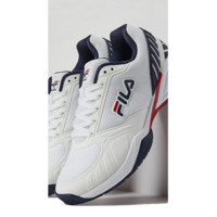 FILA斐乐男鞋Volley Zone运动鞋平底舒适休闲鞋 稳定抓地缓冲耐用 1PM00594 125 WHITE / NAVY / RED 10.5-44