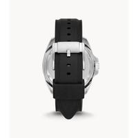Fossil化石男士多功能手表硅胶表带50米防水44mm表盘BQ2553 Silver os